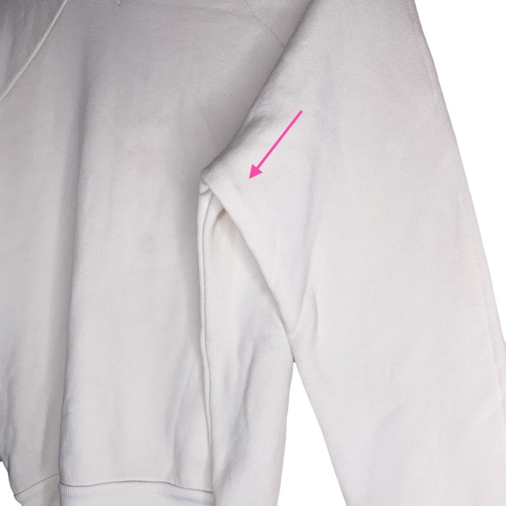 Wildfox Dare Devil Sherpa Sweatshirt Cream | Size Small - Picture 6 of 6